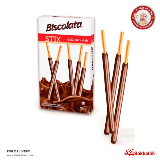 Biscolata 40 Gr Biscuit Sticks Coated With Milk Chocolate SAMA FOODS ENFIELD UK