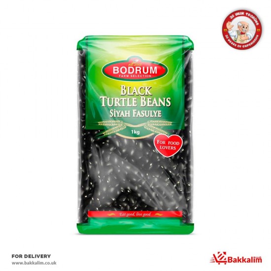 Bodrum 1000 Gr Black Turtle Beans SAMA FOODS ENFIELD UK