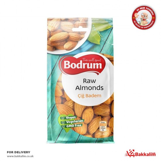 Bodrum 200 Gr Raw Almonds SAMA FOODS ENFIELD UK