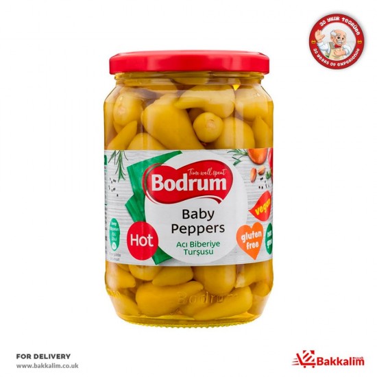 Bodrum 330 Gr Acı Biberiye Turşusu SAMA FOODS ENFIELD UK