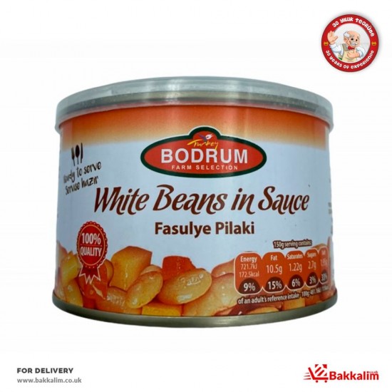 Bodrum 400 Gr White Beans In Sauce SAMA FOODS ENFIELD UK