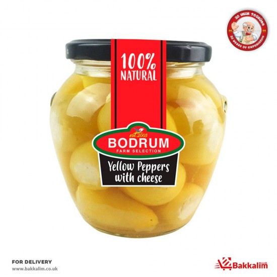 Bodrum 520 Gr Yellow Peppers With Cheese SAMA FOODS ENFIELD UK