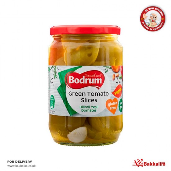 Bodrum 670 Gr Green Tomato Slices SAMA FOODS ENFIELD UK