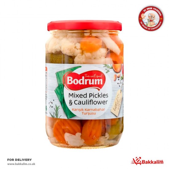 Bodrum  670 G Mixed Pickles Cauliflower Pickled SAMA FOODS ENFIELD UK