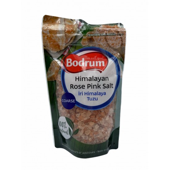 Bodrum Himalayan Rose Pink Salt Coarse 250g SAMA FOODS ENFIELD UK