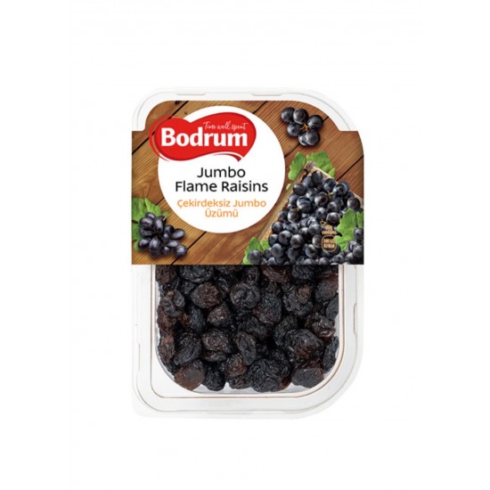 Bodrum Jumbo Flame Raisins 250 G SAMA FOODS ENFIELD UK