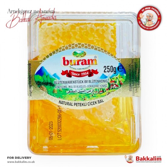 Buram 250 G Cut Comb In Honey SAMA FOODS ENFIELD UK