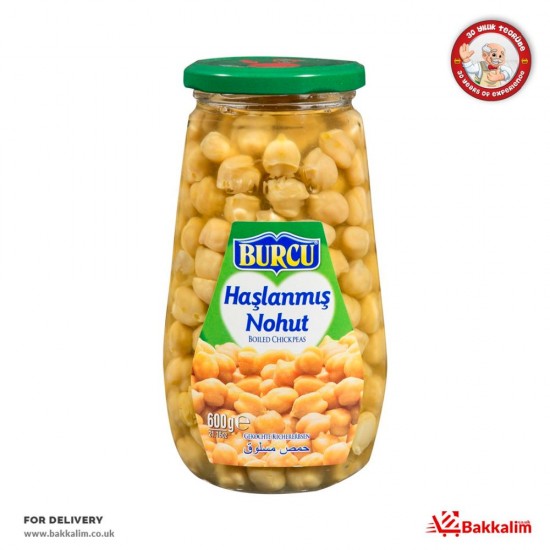 Burcu 600 Gr Boiled Chickpeas SAMA FOODS ENFIELD UK