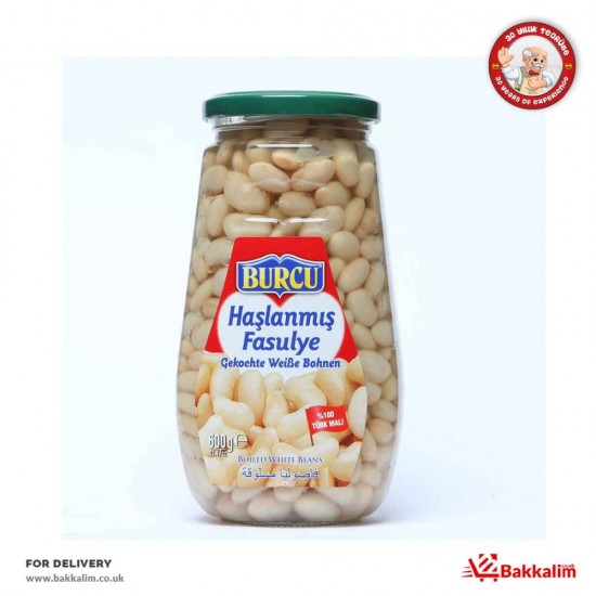 Burcu 600 Gr Boiled White Beans SAMA FOODS ENFIELD UK