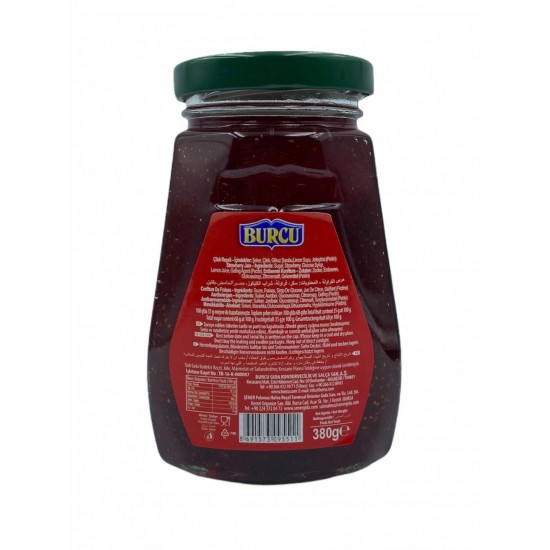 Burcu Strawberry Jam 380 G SAMA FOODS ENFIELD UK