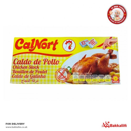 Calnort 10 Gr 12 Pcs Chicken Stock - Bouillon SAMA FOODS ENFIELD UK