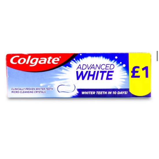 Colgate Advanced White Toothpaste 50ml SAMA FOODS ENFIELD UK
