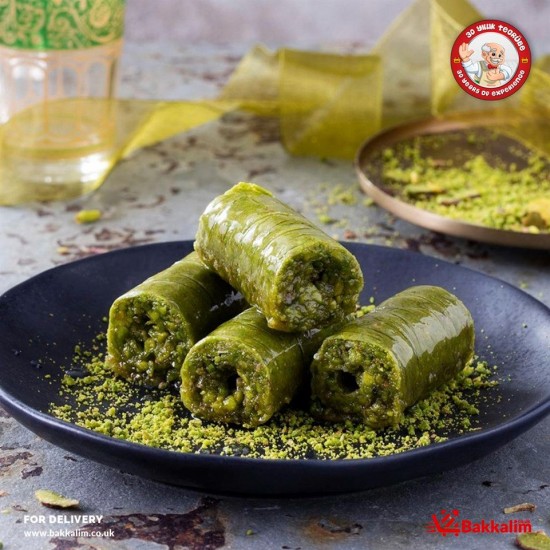 Daily Fresh 500 Gr Traditional Turkish Antep Pistachio Sarma Dessert SAMA FOODS ENFIELD UK