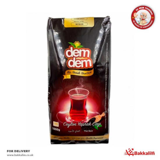 Demdem 1000 Gr Ceylon Siyah Çay SAMA FOODS ENFIELD UK