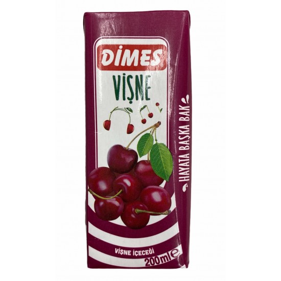 Dimes Cherry FRUIT Juice 200ml SAMA FOODS ENFIELD UK