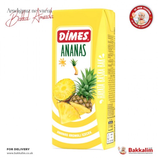 Dimes Ananas Suyu 200 Ml SAMA FOODS ENFIELD UK