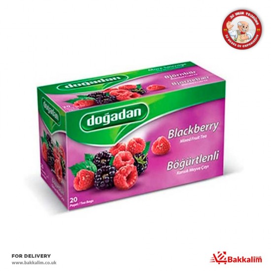 Dogadan 20 Bags Blackberry Mixed Fruit Tea SAMA FOODS ENFIELD UK