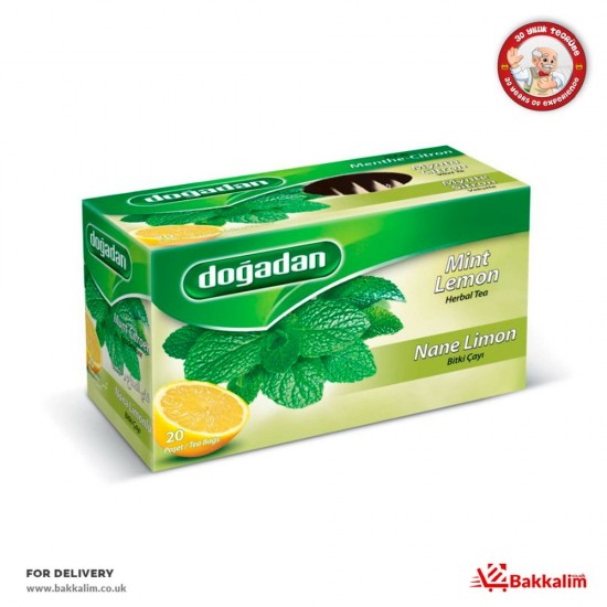 Doğadan 20 Poşet Nane Limon Çayı SAMA FOODS ENFIELD UK