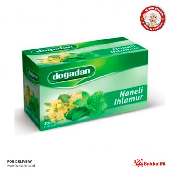 Dogadan 20 Bags Mint Linden Tea SAMA FOODS ENFIELD UK