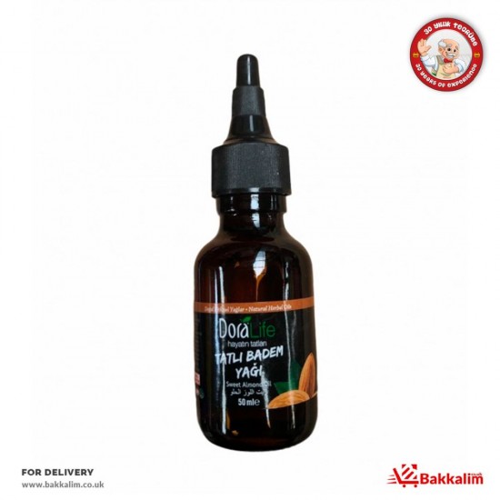 Doralife  50 Ml Tatlı Badem Yağı SAMA FOODS ENFIELD UK