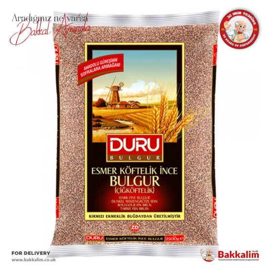 Duru 1000 G Brown Extra Fine Bulgur SAMA FOODS ENFIELD UK