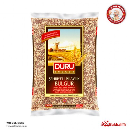 Duru 1000 Gr Şehriyeli Pilavlık Bulgur SAMA FOODS ENFIELD UK