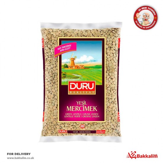 Duru 1000 Gr Green Lentils SAMA FOODS ENFIELD UK