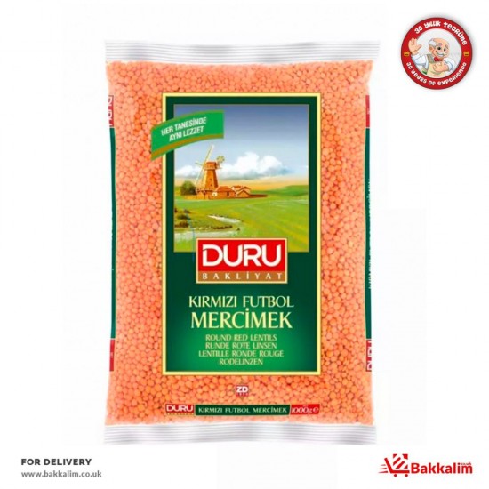 Duru 1000 Gr Kırmızı Futbol Mercimek SAMA FOODS ENFIELD UK