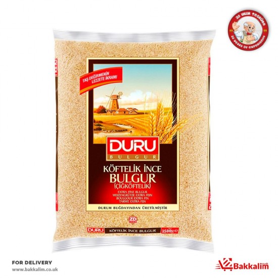 Duru 2500 Gr Extra Fine Bulgur SAMA FOODS ENFIELD UK