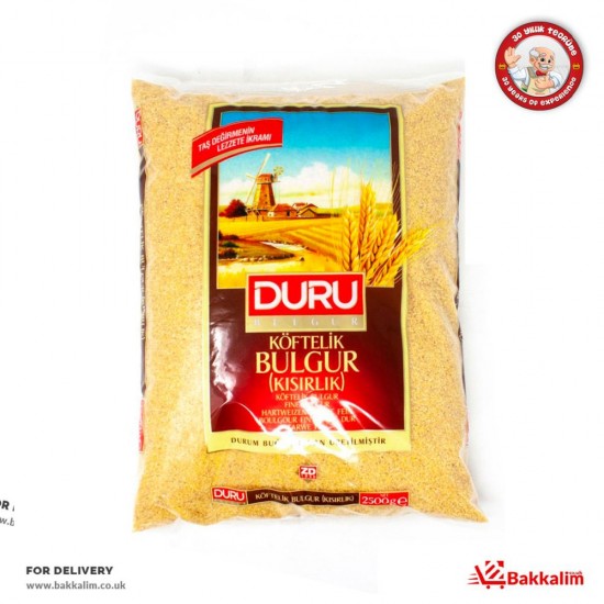 Duru 2500 Gr Fine Bulgur SAMA FOODS ENFIELD UK