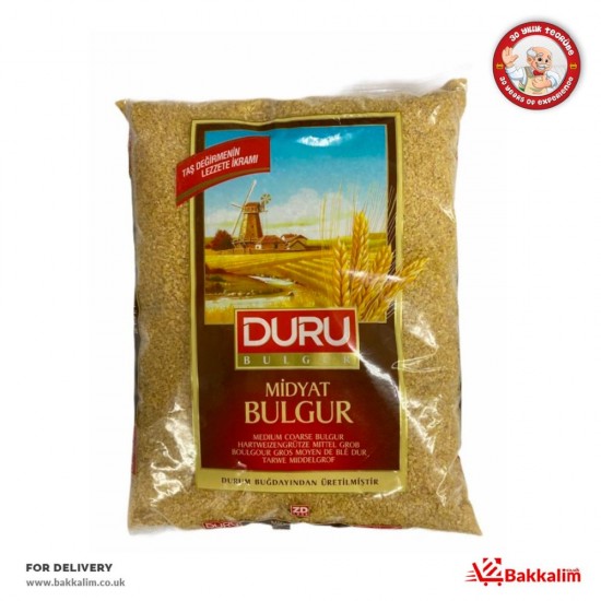 Duru  2500 Gr Midyat Medium Coarse Bulgur SAMA FOODS ENFIELD UK