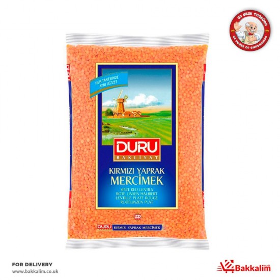 Duru 2500 Gr Split Red Lentils SAMA FOODS ENFIELD UK