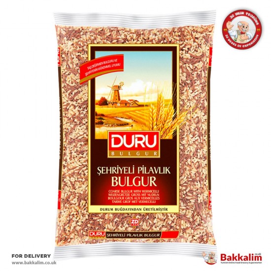 Duru Şehriyeli Pilavlık Bulgur 5000 Gr SAMA FOODS ENFIELD UK