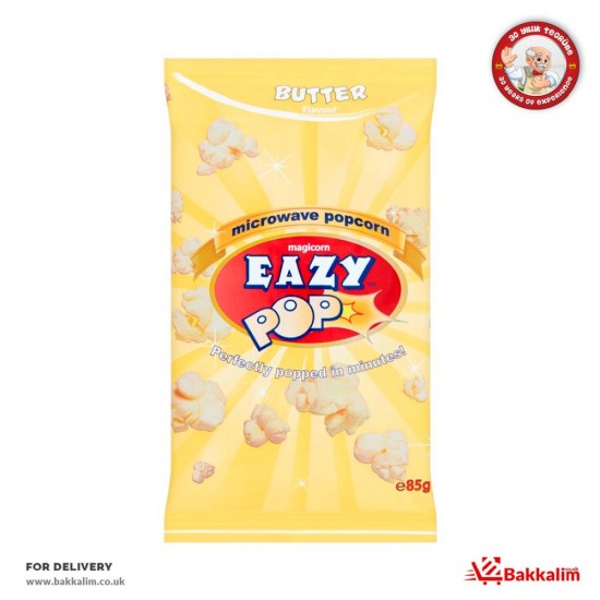 Eazy 85 Gr Microwave Popcorn With Butter SAMA FOODS ENFIELD UK