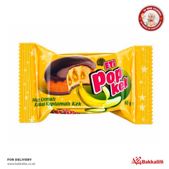 Eti 45 Gr Pop Cake With Banana SAMA FOODS ENFIELD UK