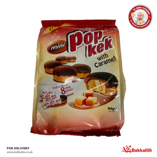 Eti 8 Mini Packs With Caramel Flavored Pop Kek SAMA FOODS ENFIELD UK