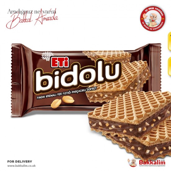 Eti Bidolu Wafers With Peanut 36 G SAMA FOODS ENFIELD UK