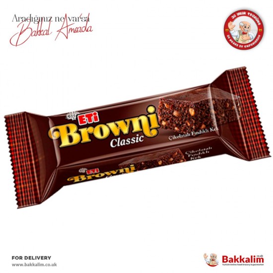 Eti Browni Klasik Çikolatalı Fındıklı Kek 40 Gr SAMA FOODS ENFIELD UK