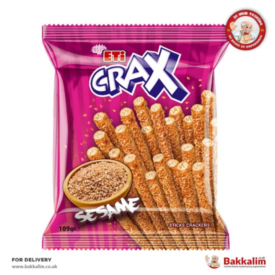 Eti Crax 110 Gr Sesame Stick Crakers SAMA FOODS ENFIELD UK