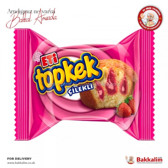 Eti Topkek 40 Gr Çilekli Kek SAMA FOODS ENFIELD UK