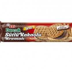 Eti Burçak Milk Cocoa Cream Oatmeal Biscuit 82 G