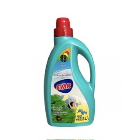 Evar Laundry Detergent Colour 3lt SAMA FOODS ENFIELD UK