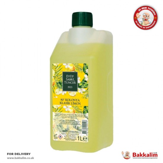 Eyüp Sabri Tuncer 1000 Ml Klasik Limon Kolonyası SAMA FOODS ENFIELD UK