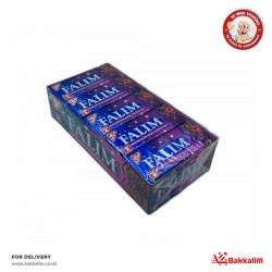 Falım 5li Paket 20 Adet Orman Meyve  Aromalı Şekersiz Sakız 