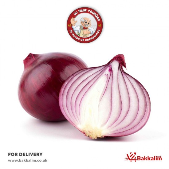 Fresh 500 Gr Red Onion SAMA FOODS ENFIELD UK