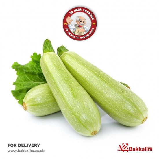 Fresh 500 Gr White Courgette SAMA FOODS ENFIELD UK