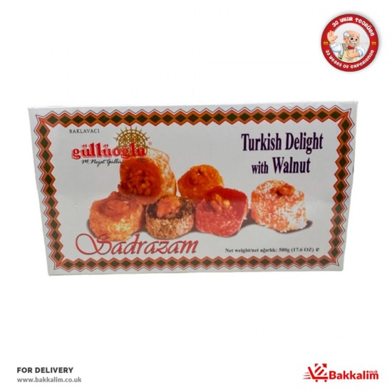 Güllüoğlu 500 Gr Sadrazam Cevizli Lokum SAMA FOODS ENFIELD UK
