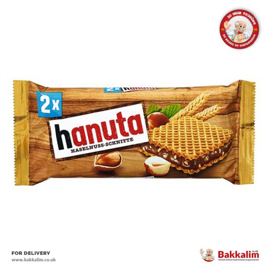 Hanuta 44 Gr 2li Fındıklı Çikolatalı Gofret SAMA FOODS ENFIELD UK