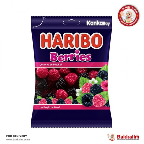 Haribo 80 G Berries Soft Candy SAMA FOODS ENFIELD UK