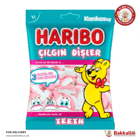 Haribo 80 Gr Çılgın Dişler SAMA FOODS ENFIELD UK